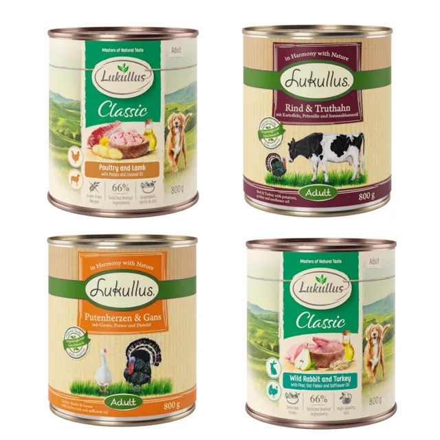 Výhodné balení Lukullus 24 x 800 g - Míchané balení 2