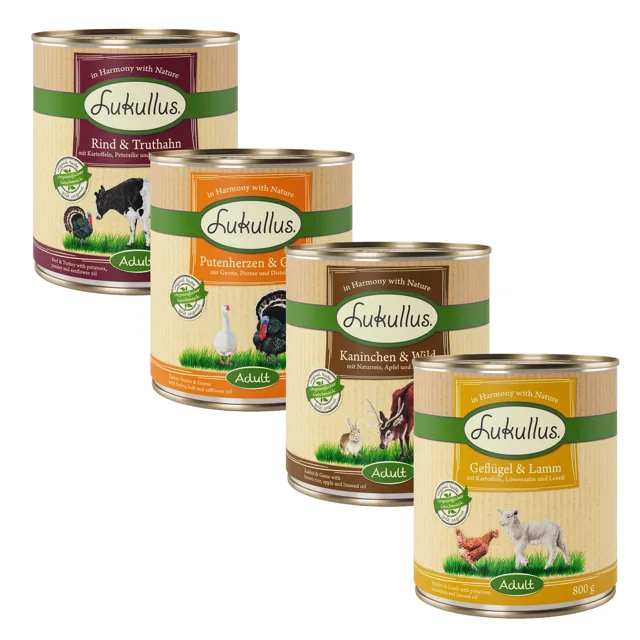 Výhodné balení Lukullus 24 x 800 g - Míchané balení 3