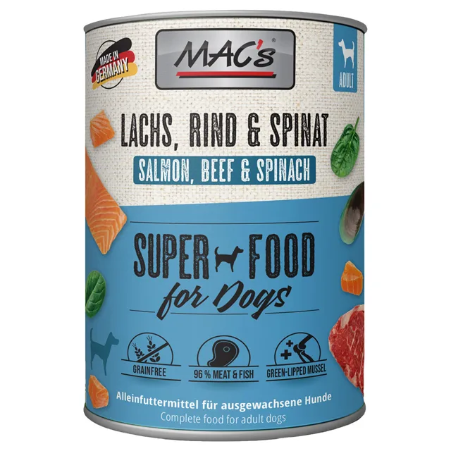 Výhodné balení MAC's Adult 12 x 800 g - hovězí a dýně