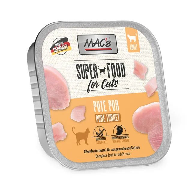 Výhodné balení MAC's Cat vanička 32 x 100 g - krůtí
