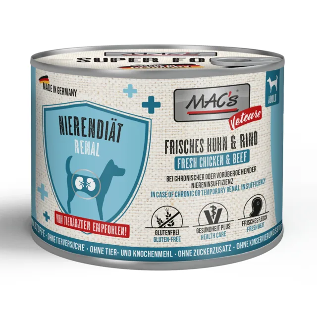 Výhodné balení: MAC's Dog Vetcare 24 x 200 g - kuřecí