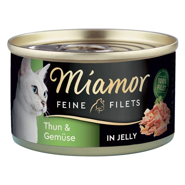 Výhodné balení Miamor Feine Filets 24 ks (24 x 100 g) - tuňák a krevety