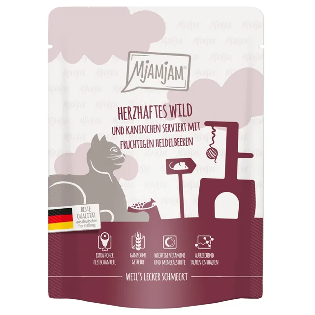 Výhodné balení MjAMjAM Quetschie 24 x 300 g - kuřecí s mrkví