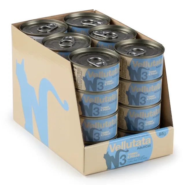 Výhodné balení: Natural Code Velouté konzerva 24 x 85 g - tuňák