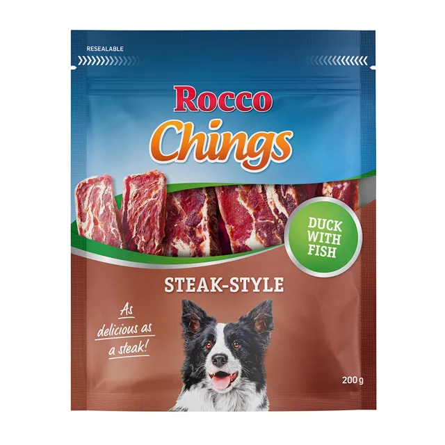 Výhodné balení: Rocco Chings Steak Style - Kuřecí maso 12 x 200 g