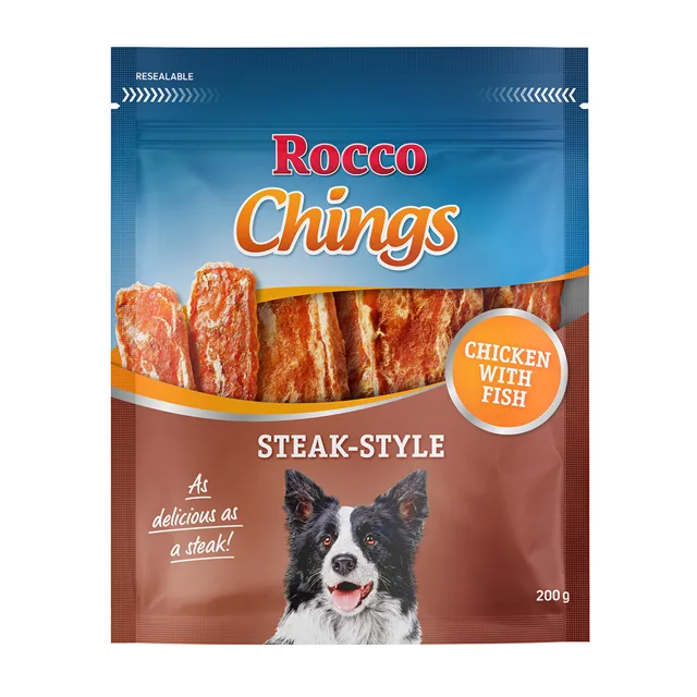 Výhodné balení: Rocco Chings Steak Style - Kuřecí maso 4 x 200 g