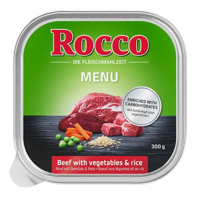 Výhodné balení Rocco Menu 27 x 300 g - Hovězí s drůbeží