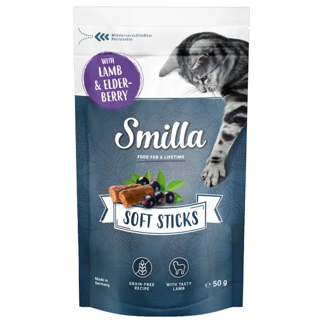 Výhodné balení Smilla Soft Sticks 3 x 50 g - kachní s granátovým jablkem