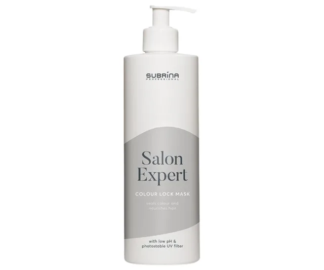 Vyživující maska na vlasy pro ochranu barvy po barvení Subrina Professional Salon Expert Colour Lock Mask - 450 ml (061231) + dárek zdarma