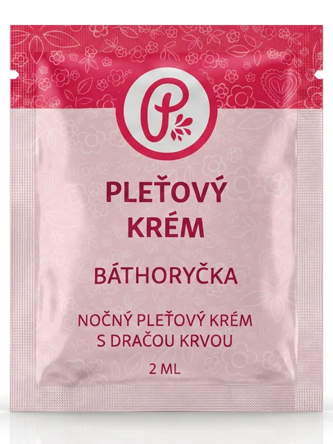 (Vzorek) BÁTHORYČKA – noční pleťový krém s dračí krví 2 ml