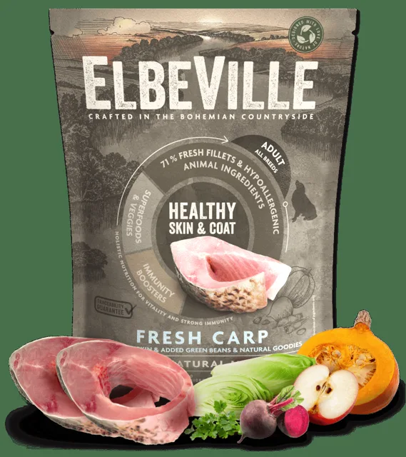 Vzorek - ELBEVILLE Adult All Breeds Fresh Carp Healthy Skin and Coat 100g