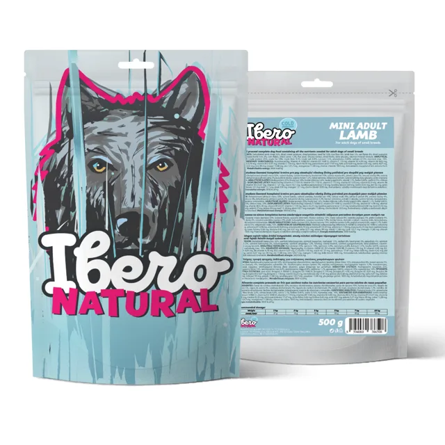 Vzorek - Ibero Cold Press Dog Mini Adult Lamb - 500g