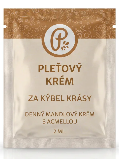 (Vzorek) ZA KÝBL KRÁSY - mandlový denní krém 2ml