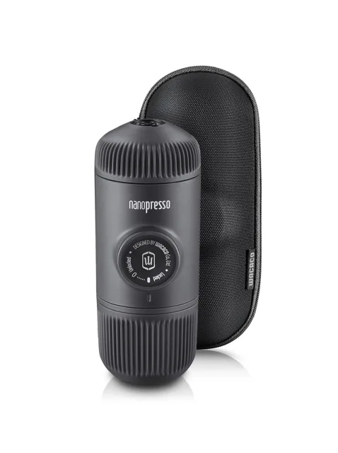 Wacaco Nanopresso šedé + pevný obal Cestovní kávovar