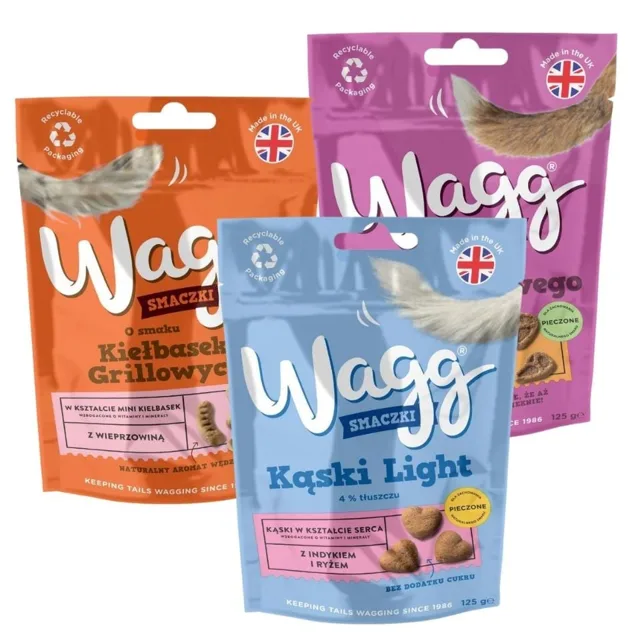 WAGG Mix příchutí 3x125g pamlsky pro psy