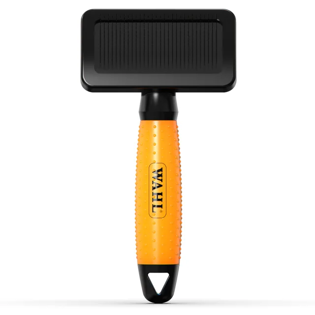 WAHL® kartáč na vyčesávání - oranžová, vel. L: D 25,2 x Š 12 x V 4,4 cm