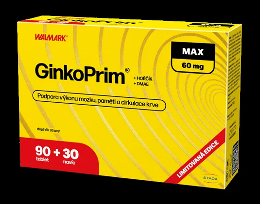 Walmark GinkoPrim MAX limitovaná edice 90 + 30 tablet NAVÍC