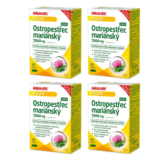 Walmark Ostropestřec mariánský 7000 mg Mega Detox 120 tablet