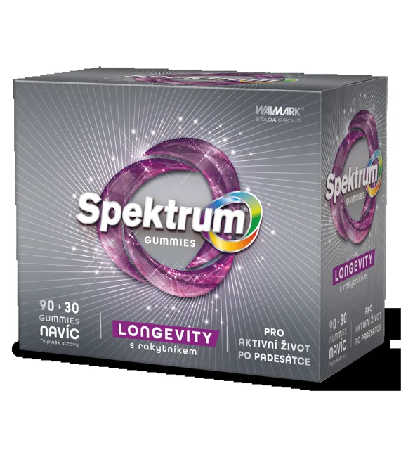Walmark Spektrum Gummies LONGEVITY 90+30 tablet navíc