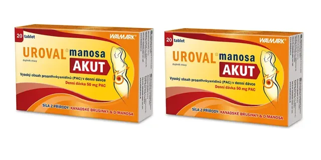 Walmark Uroval Manosa AKUT 2x20 tablet