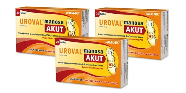 Walmark Uroval Manosa AKUT 3x20 tablet