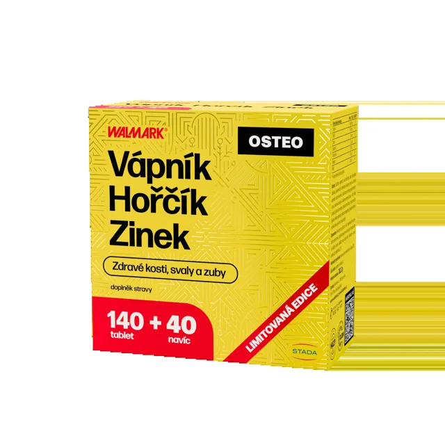 Walmark Vápník Hořčík Zinek OSTEO 180 tablet