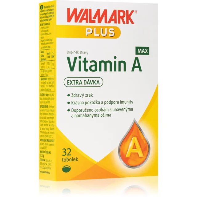 Walmark Vitamin A tobolky pro podporu zdraví zraku 32 cps
