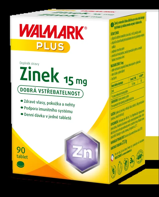 Walmark Zinek 15 mg 90 tablet