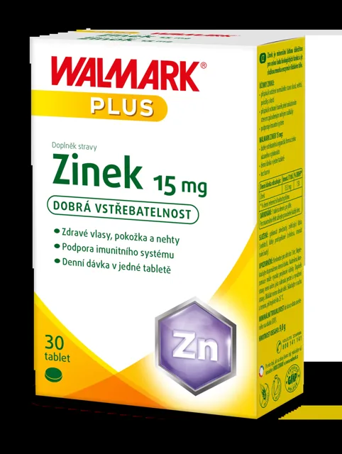 Walmark Zinek 15mg 30 tablet