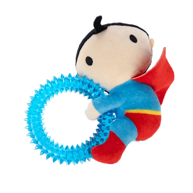 Warner Bros.™ DC Superman hračka pro psy s kroužkem - cca D 17 x Š 16 x V 5 cm