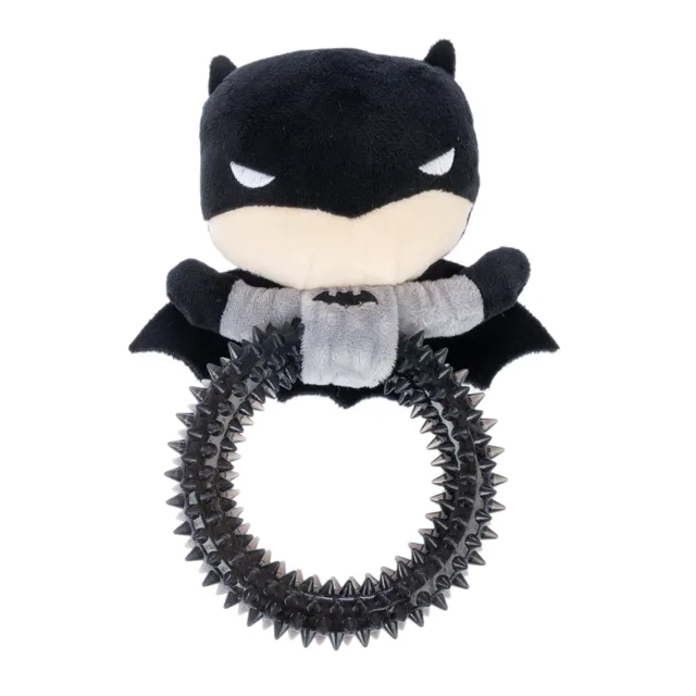 Warner Bros™ DC Hračka pro psy s kroužkem Batman - cca D 19 x Š 14 x V 5 cm