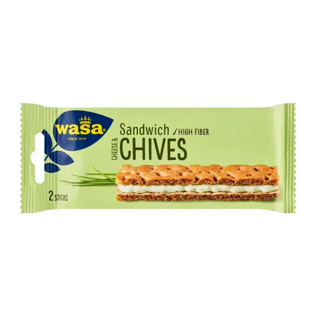Wasa Sandwich s taveným sýrem a pažitkou 37 g