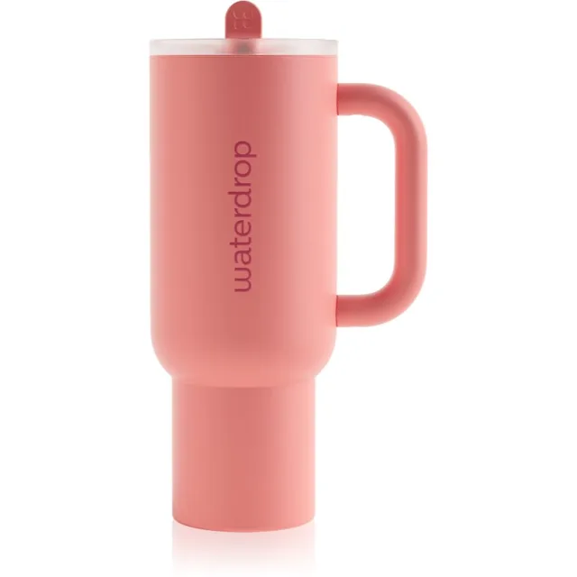 Waterdrop Explorer Tumbler nerezový tumbler s brčkem Pink 1 ks