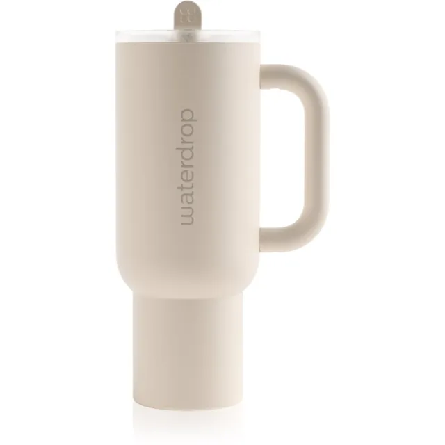 Waterdrop Explorer Tumbler nerezový tumbler s brčkem White 1 ks