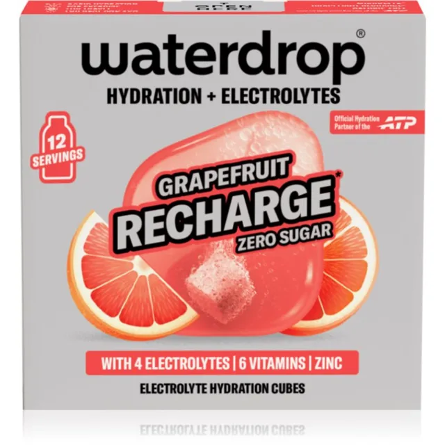 Waterdrop Microlyte rehydratační elektrolytový nápoj s vitamíny Grapefruit Recharge 12 ks