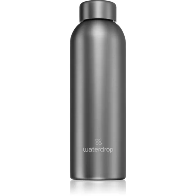 Waterdrop Thermo Steel Metal nerezová láhev na vodu barva Charcoal 1 ks