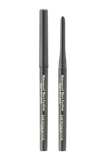 Waterproof Micro Eyeliner automatická tužka na oči šedá Dermacol - Oficiální e-shop Dermacol