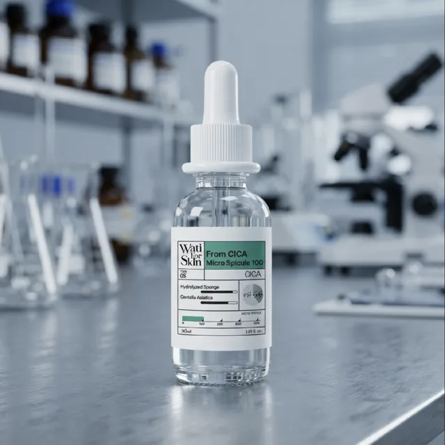 WATI FOR SKIN - From CICA Essence Micro Spicule 100 - Zklidňující essence s mikrojehličkami - 30 ml