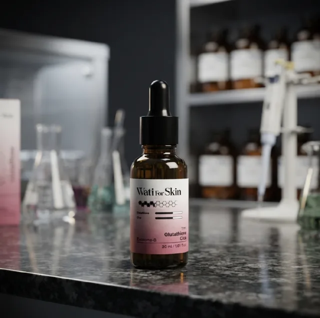 WATI FOR SKIN - Glutathione Cica Blemish Exosome-B Ampoule - Rozjasňující a zklidňující pleťová ampule - 30 ml