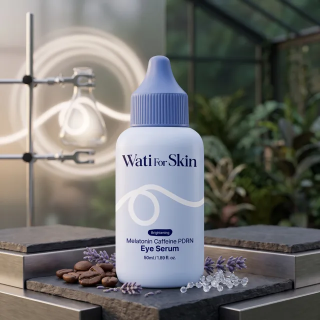 WATI FOR SKIN - Melatonin Caffeine PDRN Eye Serum - Oční sérum zaměřené na redukci otoků, tmavých kruhů a prvních známek stárnutí - 50 ml