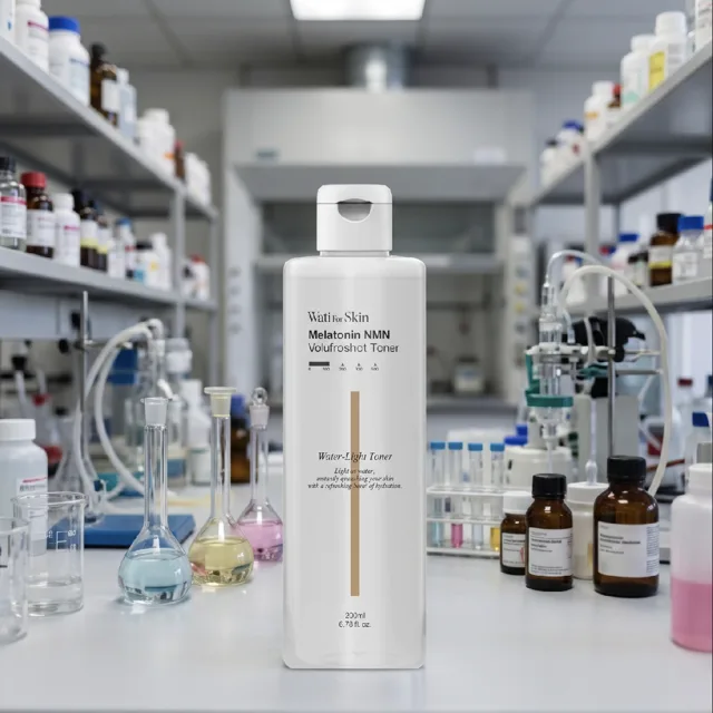WATI FOR SKIN - Melatonin NMN Volufroshot Toner - Rozjasňující a revitalizační toner - 200 ml