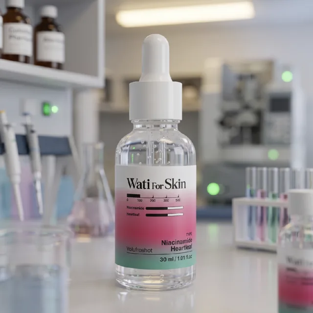WATI FOR SKIN - Niacinamide Heartleaf Volufroshot Ampoule - Zklidňující a rozjasňující ampule s niacinamidem a touluní srdčitou - 30 ml