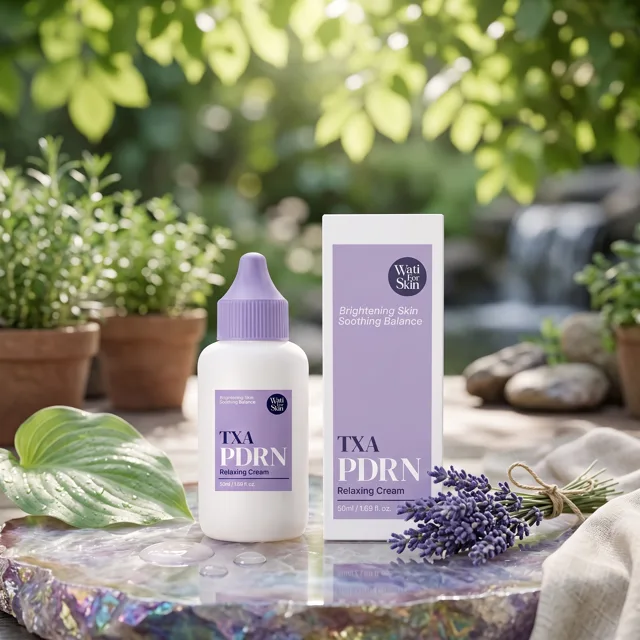 WATI FOR SKIN - Tranexamic Acid PDRN Relaxing Cream - Rozjasňující a regenerační pleťový krém s PDRN - 50 ml