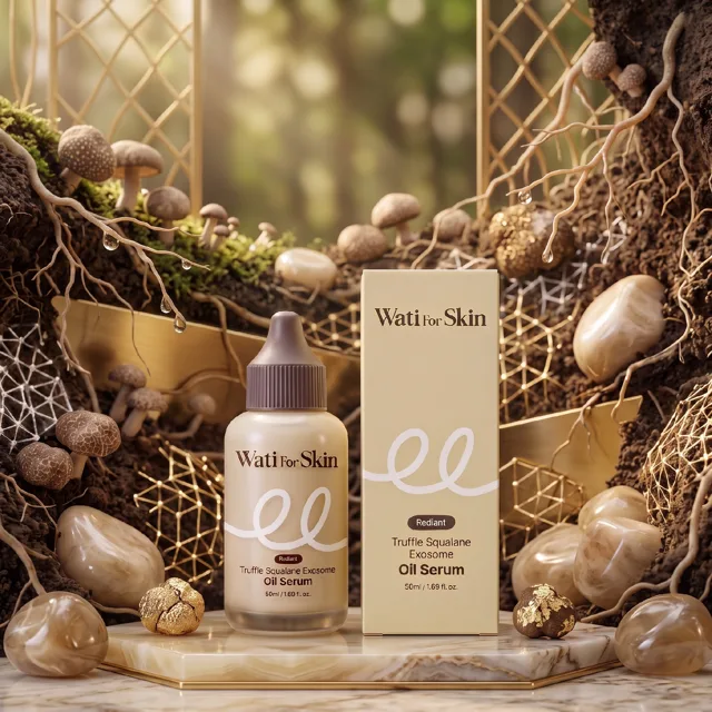 WATI FOR SKIN - Truffle Squalane Exosome Oil Serum - Luxusní pleťové olejové sérum s lanýži a skvalanem - 50 ml