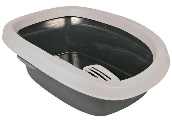 WC Carlo 1 Šedé s Lopatkou - 31x14x43cm