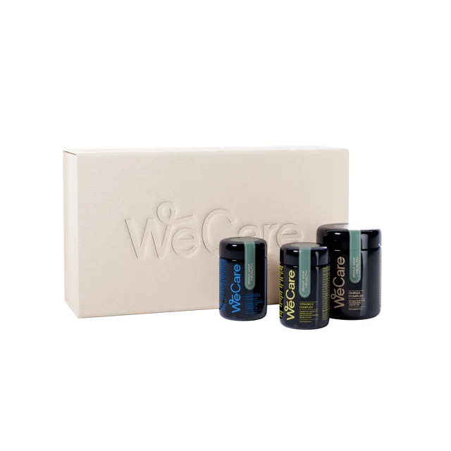 WeCare Dárková sada Omega Complex + Vitamin C Complex + Magnesium Complex