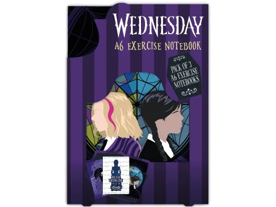 Wednesday set bloků A6 3 ks