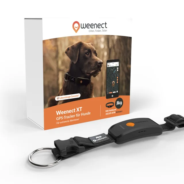 Weenect Pet GPS Tracker XT pro psy - černá