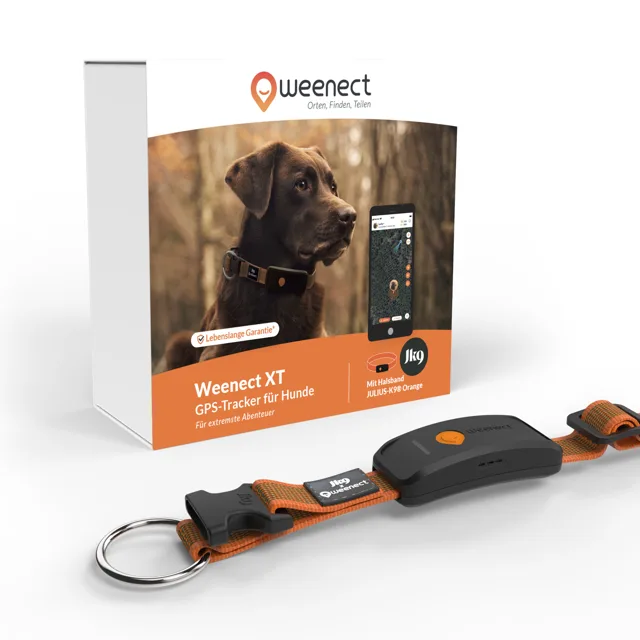 Weenect Pet GPS Tracker XT pro psy - oranžová
