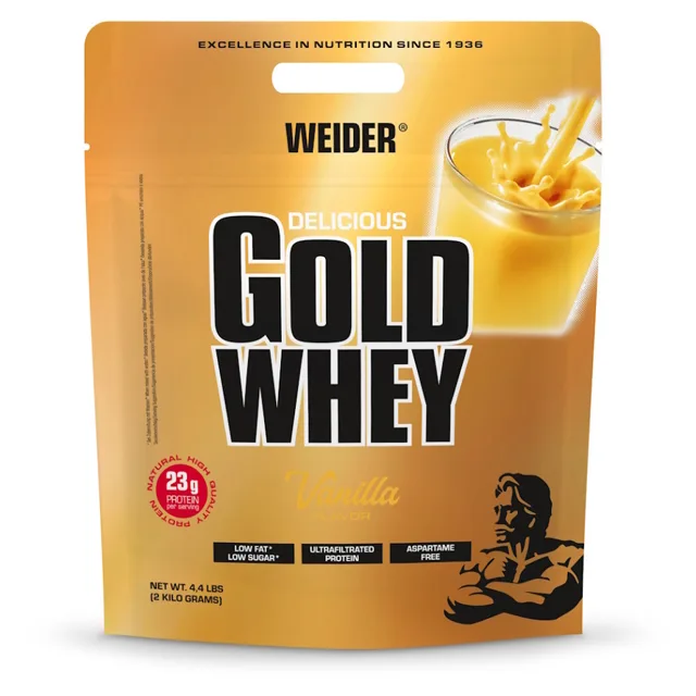 WEIDER Gold whey syrovátkový protein vanilka 2000 g